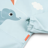 Done By Deer Sleeved Pocket Bib Playground - Blue