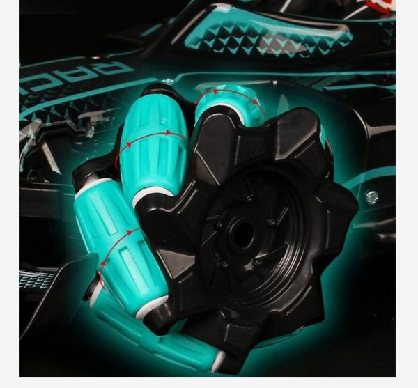 Crazon 2.4G Musical Smoking Racing Car - Blue - Laadlee