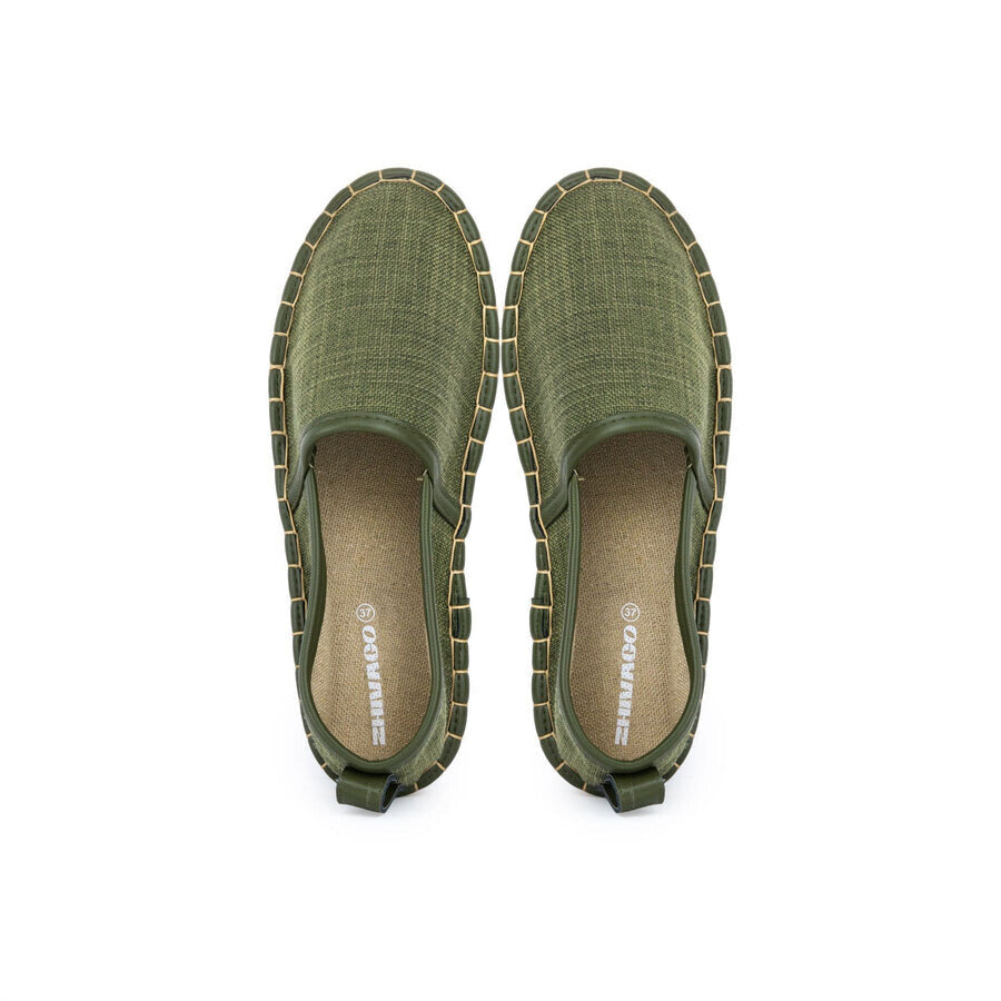 Pikkaboo Dia Olive Green Handmade Soft Feet Zhivago Shoes