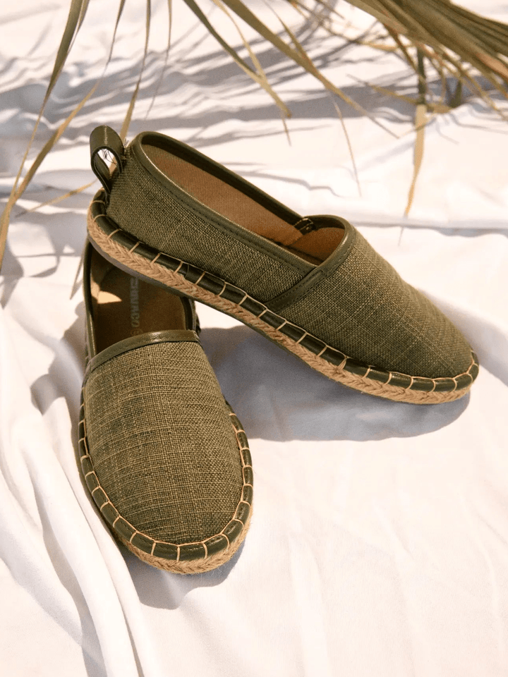 Pikkaboo Dia Olive Green Handmade Soft Feet Zhivago Shoes