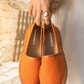 Pikkaboo Dia Orange Handmade Soft Feet Zhivago Shoes