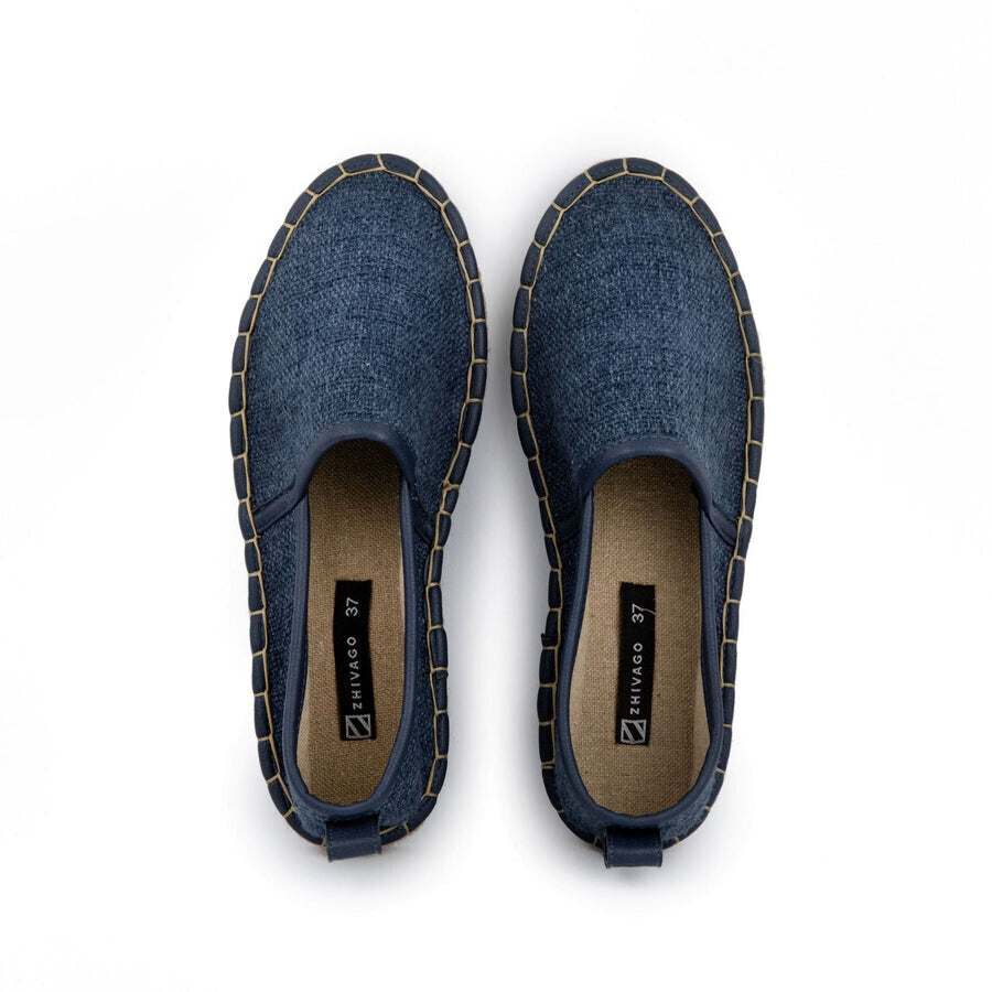 Pikkaboo Savana Blue Handmade Soft Feet Zhivago Shoes