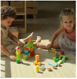 Viga Wooden Blocks Zoo - 50Pcs