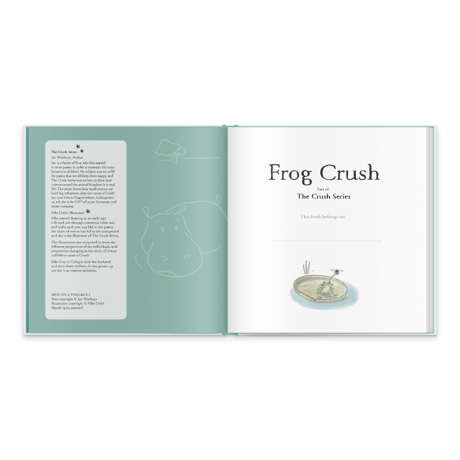 The Crush Series Travel Format Story Book - Frog Crush - Laadlee