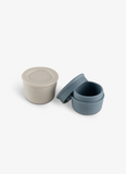 Citron Mini Sauce Containers - Light Grey/Dusty Blue - Laadlee