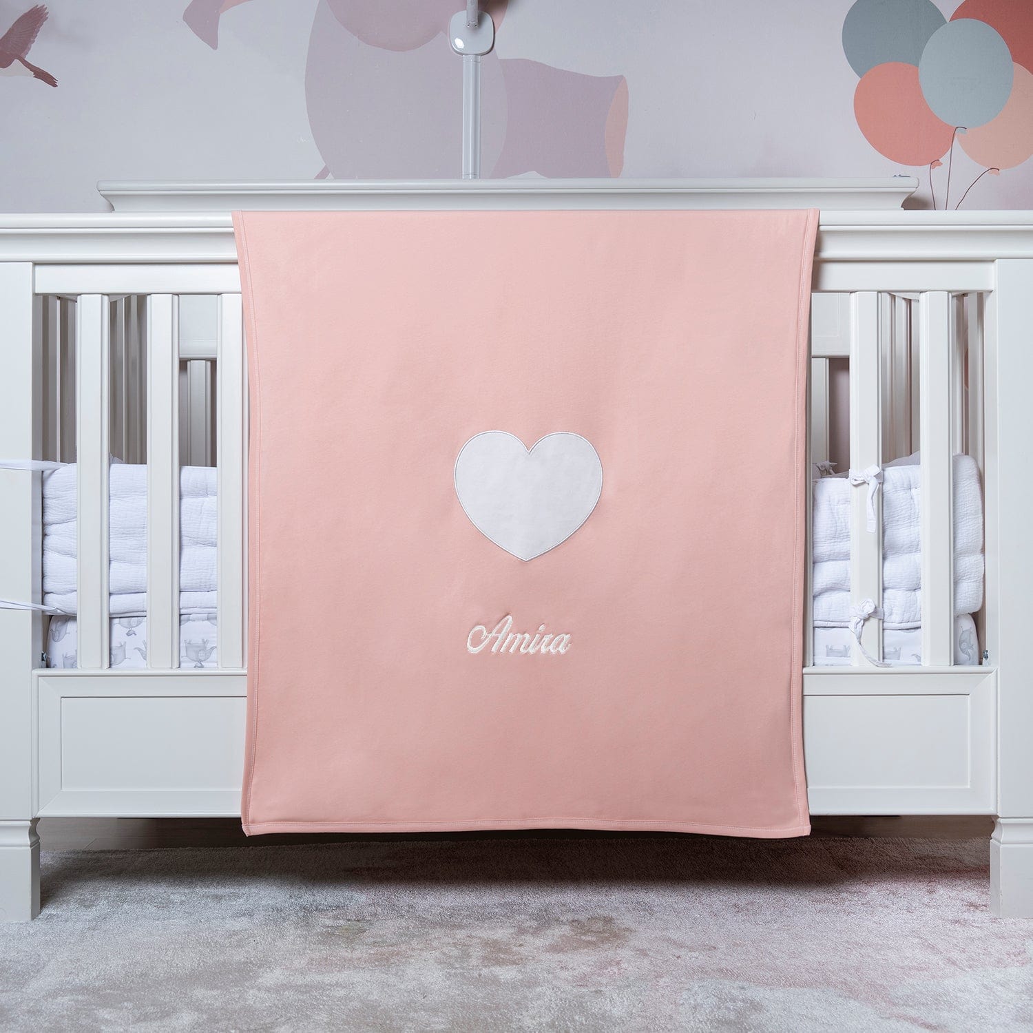 Little IA Organic Cotton Heart Blanket - Laadlee