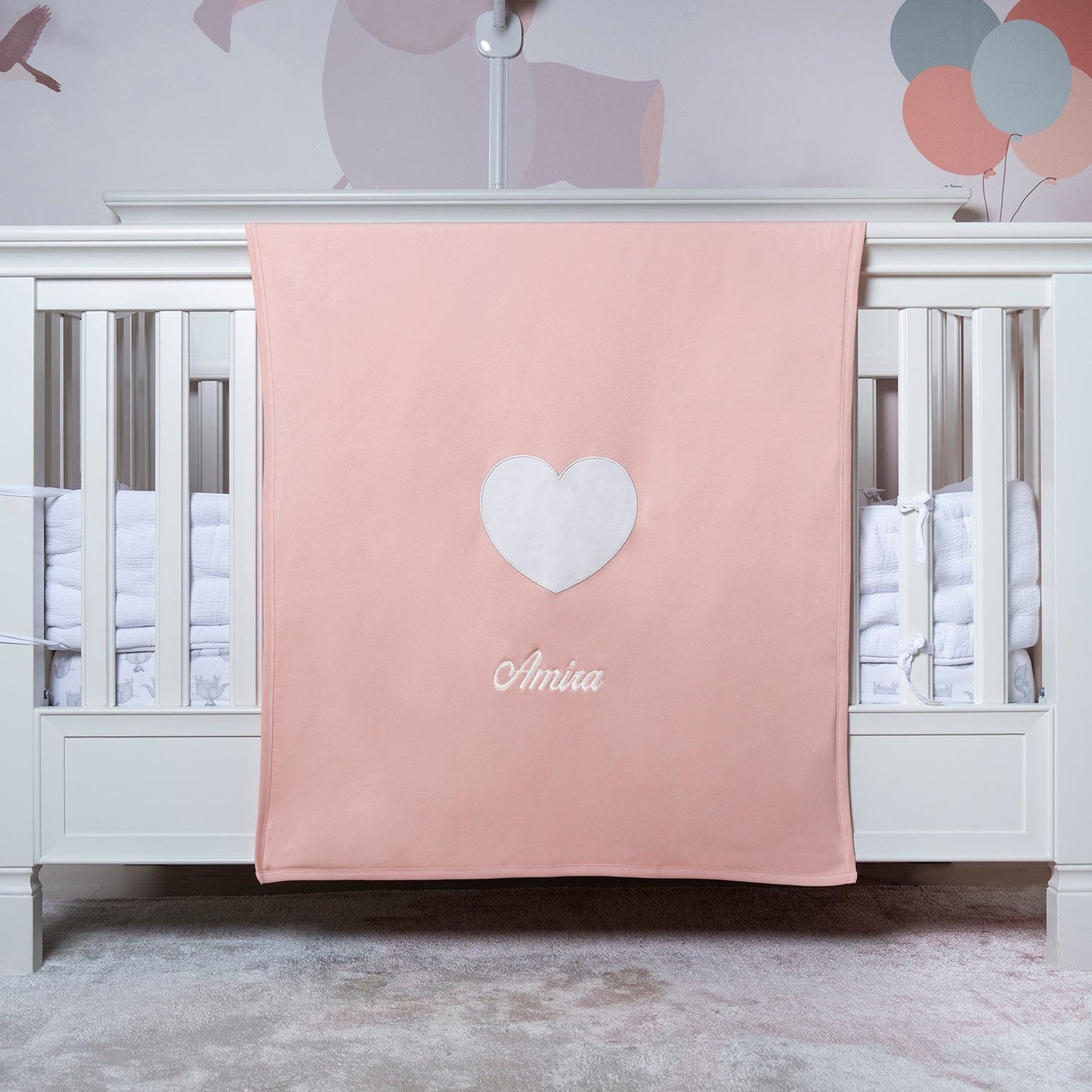 Little IA Organic Cotton Heart Blanket - Laadlee