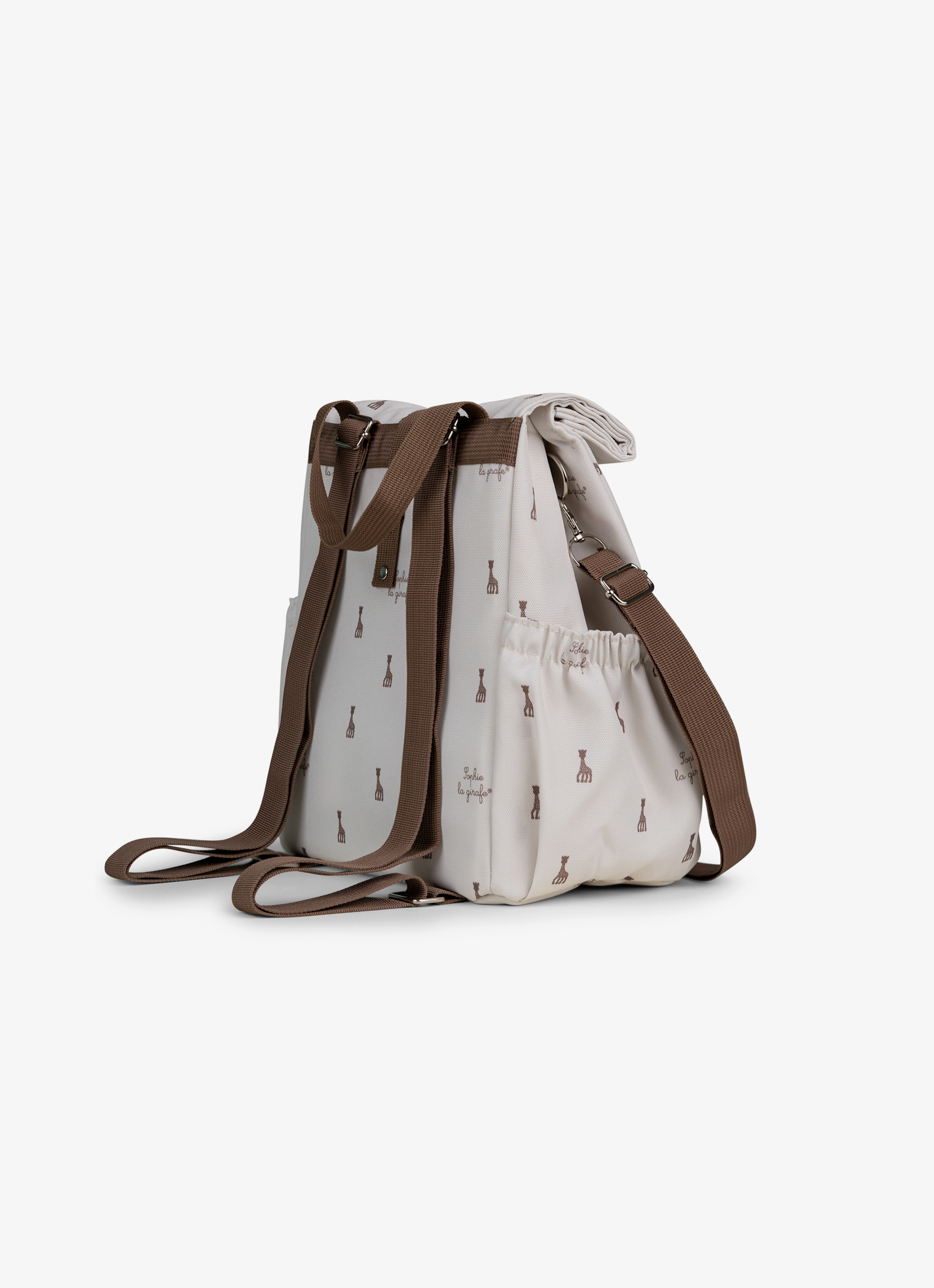 Citron Insulated Rollup Lunchbag - Sophie la Girafe - Laadlee