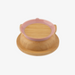 Citron Organic Bamboo Bowl 250ml Suction & Spoon Unicorn - Blush Pink - Laadlee