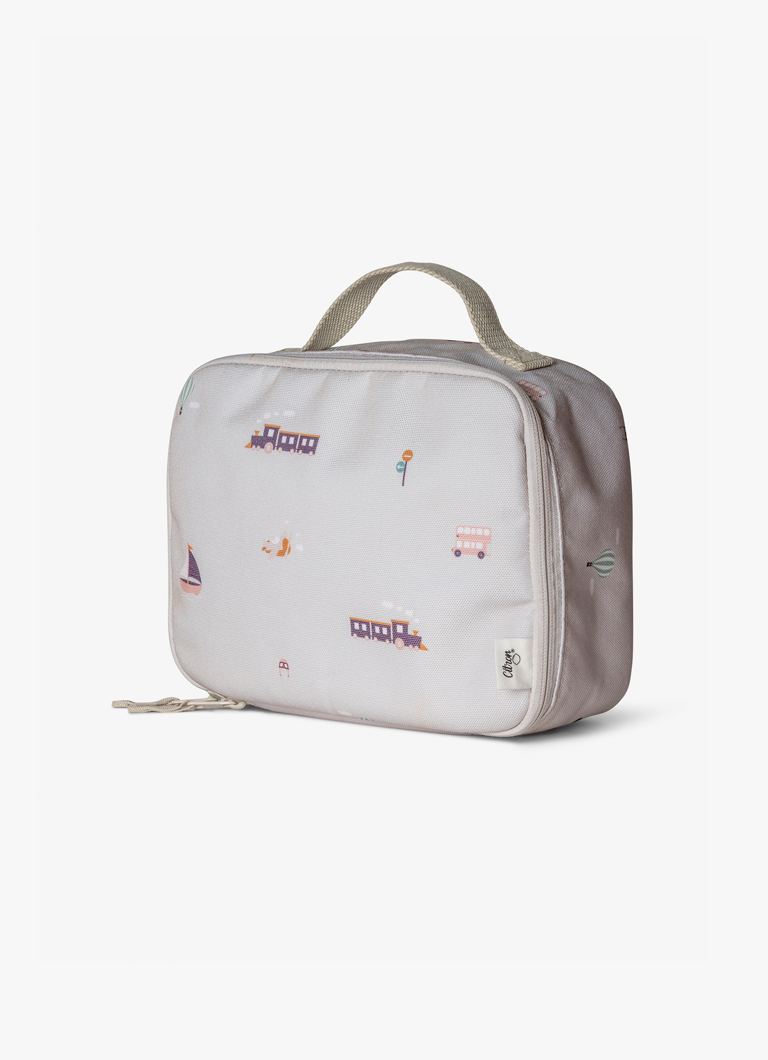 Citron Insulated Square Lunchbag - Vehicles - Laadlee