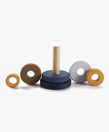 SABO Concept - Wooden Toy Ring Stacker Mini - Desert Night - Laadlee