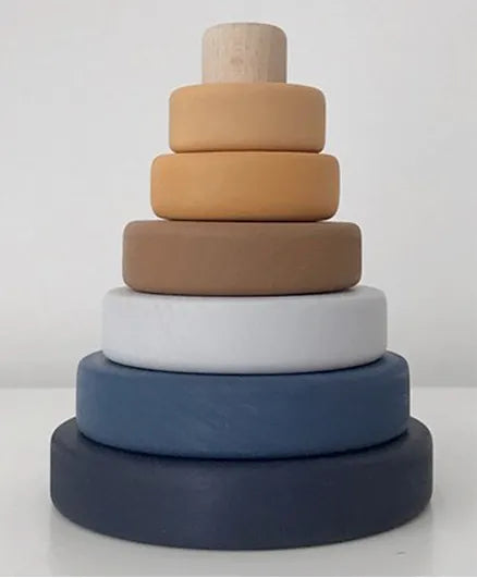 SABO Concept - Wooden Toy Ring Stacker Mini - Desert Night - Laadlee