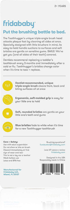 Frida Baby - SmileFrida - Triple Angle ToothHugger Training Toothbrush - Yellow - Laadlee