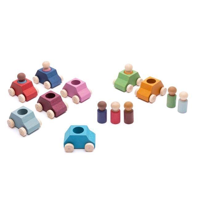 Lubulona Cars - Pack of 8 - Laadlee