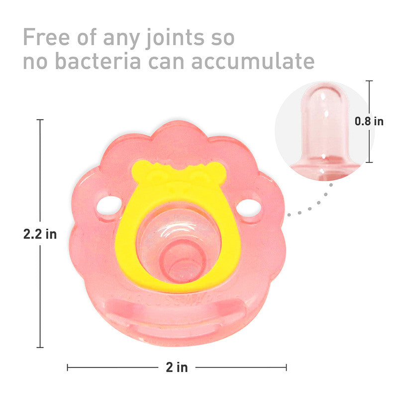 Marcus & Marcus - Construction Pacifier 1pc - Marcus - Pink - Laadlee