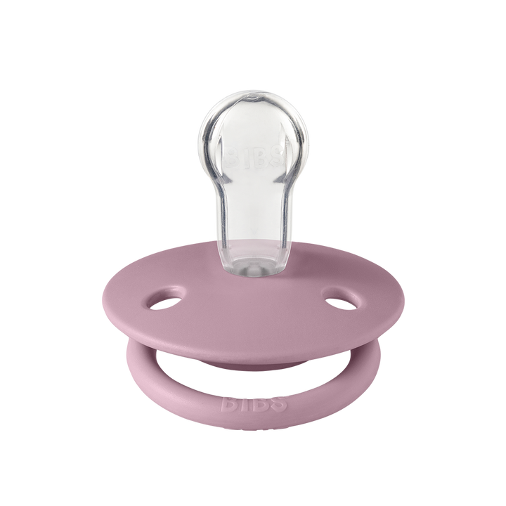 BIBS De Lux 2 Pack Silicone Onesize - Dusky Lilac / Heather - Laadlee