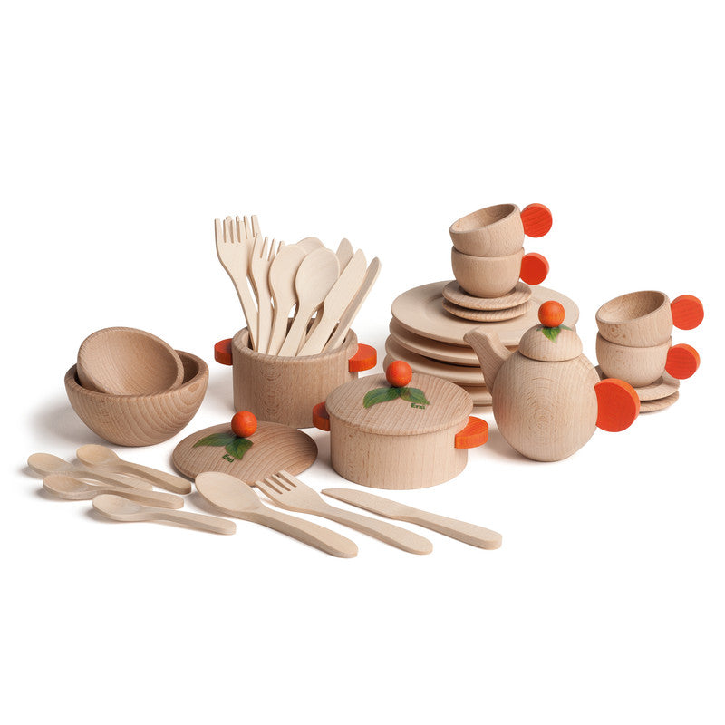 Erzi Large Set of Natural Dishes - Laadlee