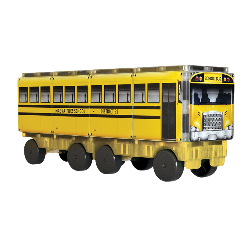 Magna-Tiles Customize Structures 123 School Bus - Laadlee