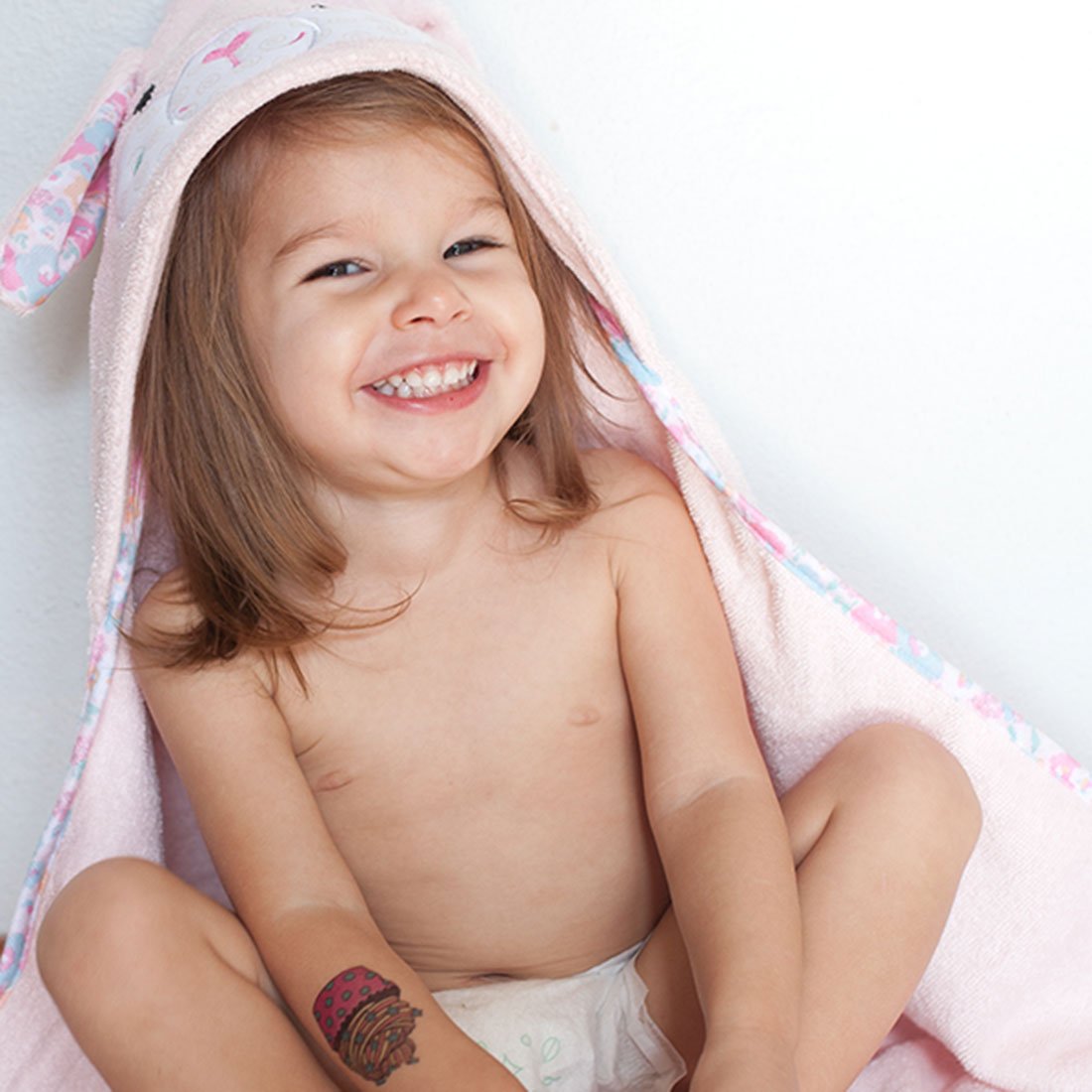 Zoocchini Baby Hooded Towel - Beatrice the Bunny - Laadlee