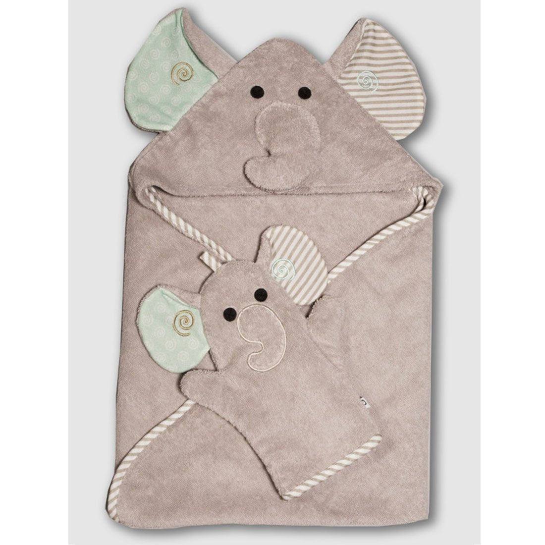 Zoocchini Baby Bath Mitt - Ellie the Elephant - Laadlee