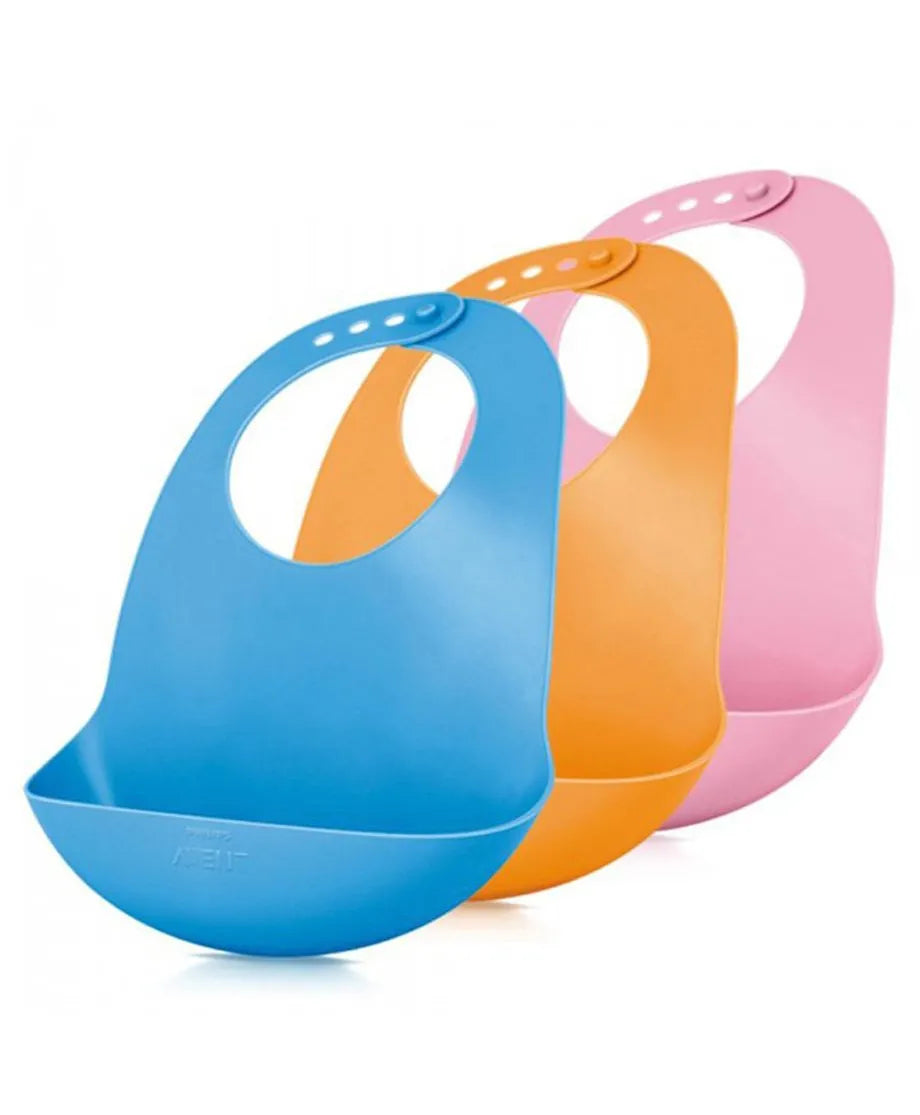 Philips Avent Feeding Bib Mixed Colour - Laadlee