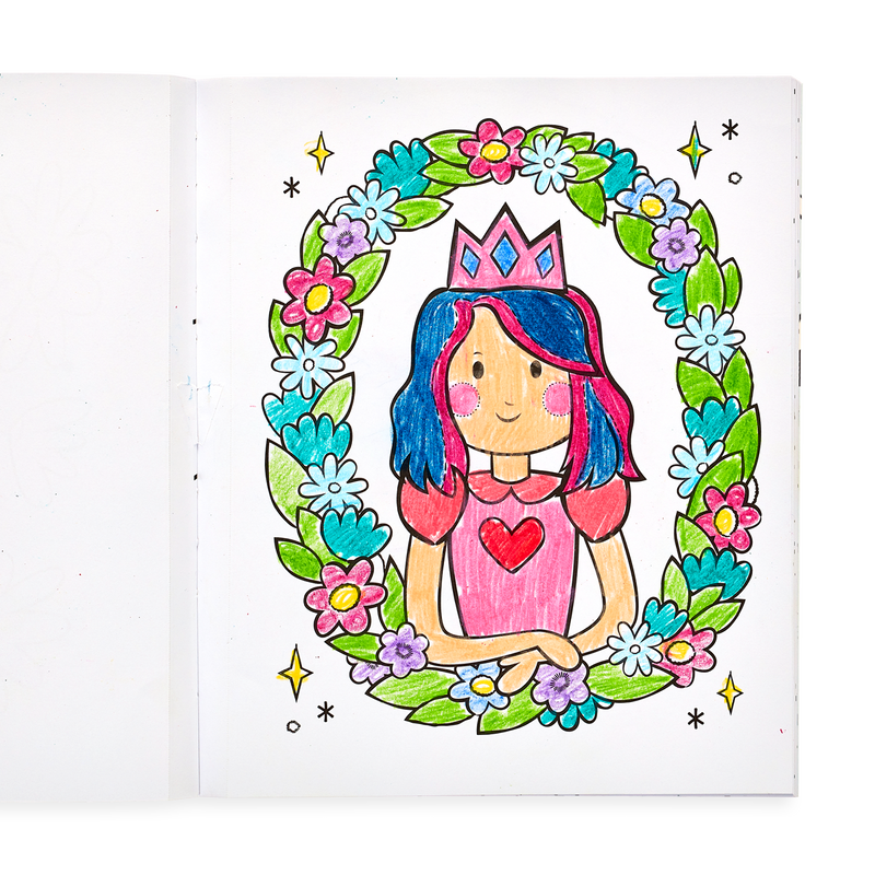 OOLY Coloring Book - Princesses & Fairies - Laadlee