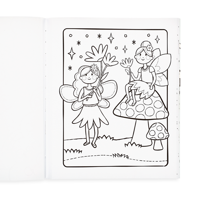 OOLY Coloring Book - Princesses & Fairies - Laadlee