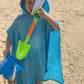 Mr. Seal Beach Poncho - Blue Rabbit - Laadlee