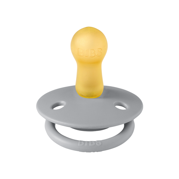 BIBS De Lux 2 Pack Silicone Onesize - Cloud / Black - Laadlee