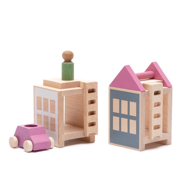 Lubulona Lubu Town Blocks - Spring City Mini - Laadlee