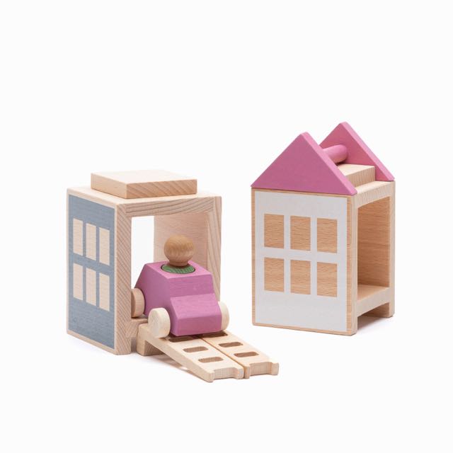 Lubulona Lubu Town Blocks - Spring City Mini - Laadlee
