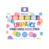 OOLY Chunkies Paint Sticks - Set of 6 - Pastels - Laadlee