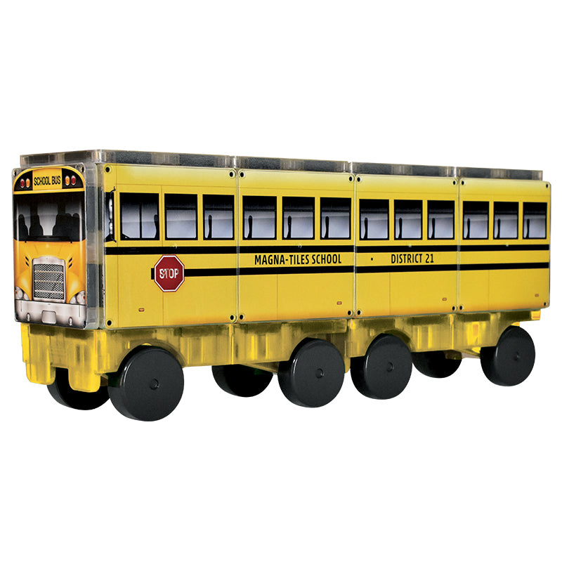 Magna-Tiles Customize Structures 123 School Bus - Laadlee