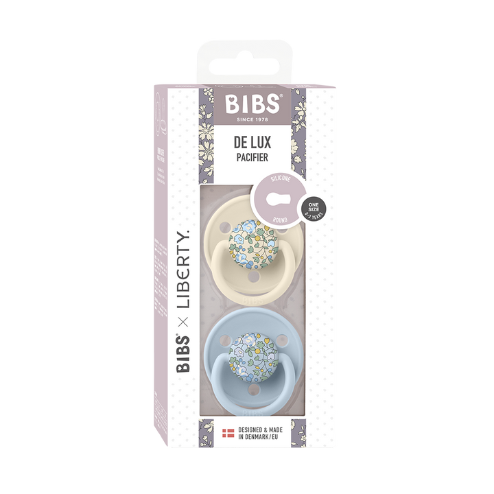 BIBS x LIBERTY De Lux - Eloise / Baby blue - Laadlee