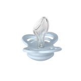 BIBS Couture 2 Pack Latex S1 - Iron / Baby Blue - Laadlee