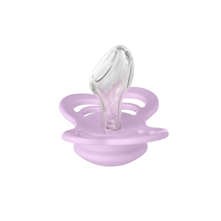 BIBS Couture 2 Pack Latex S1 - Papaya / Violet Sky - Laadlee