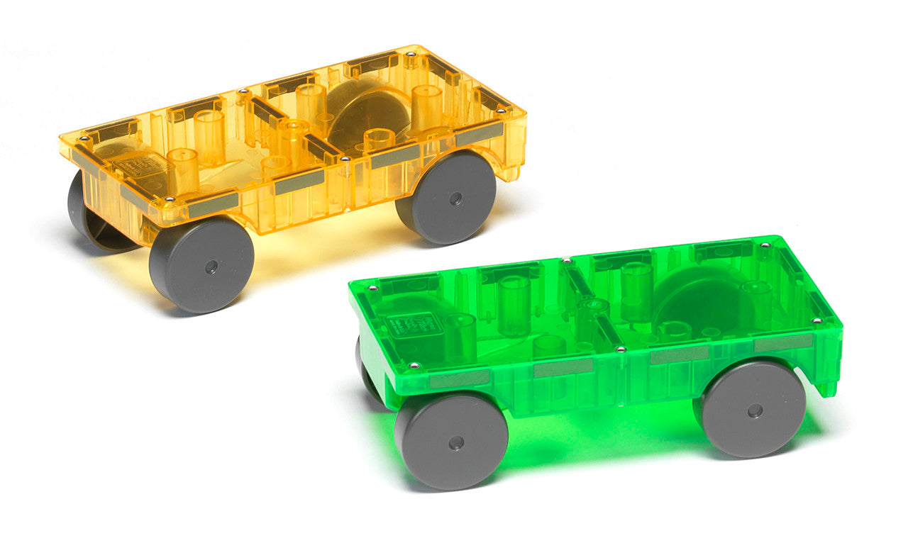 Magna-Tiles Cars 2 Pcs Expansion Set - Laadlee