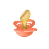 BIBS Couture 2 Pack Latex S1 - Papaya / Violet Sky - Laadlee