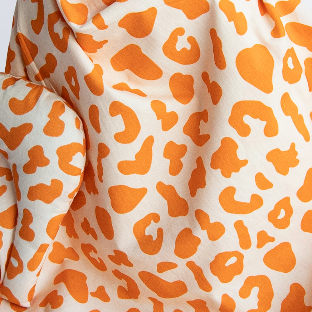 Yellow Doodle Cot Bedsheet Set - Wild & Free - Laadlee