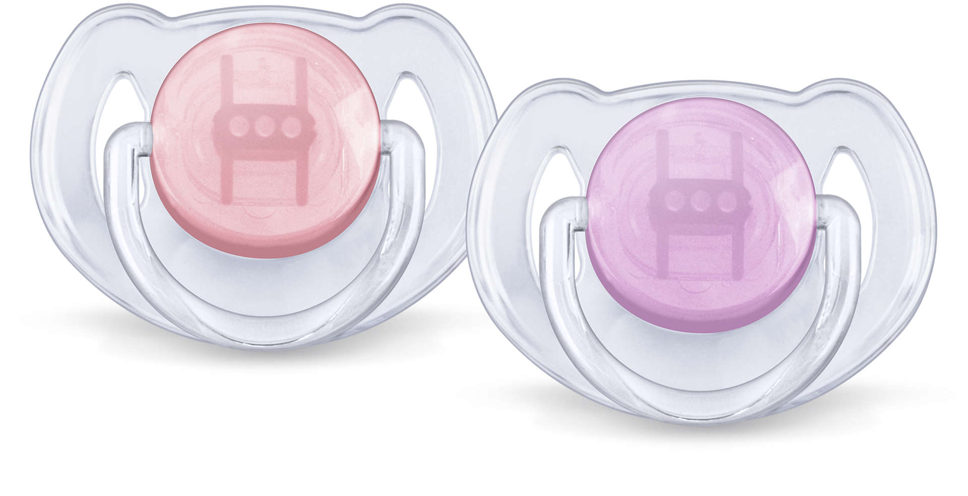 Philips Avent Soother Silicone Transparent (6M - 18M) - (Pack of 2) - Laadlee