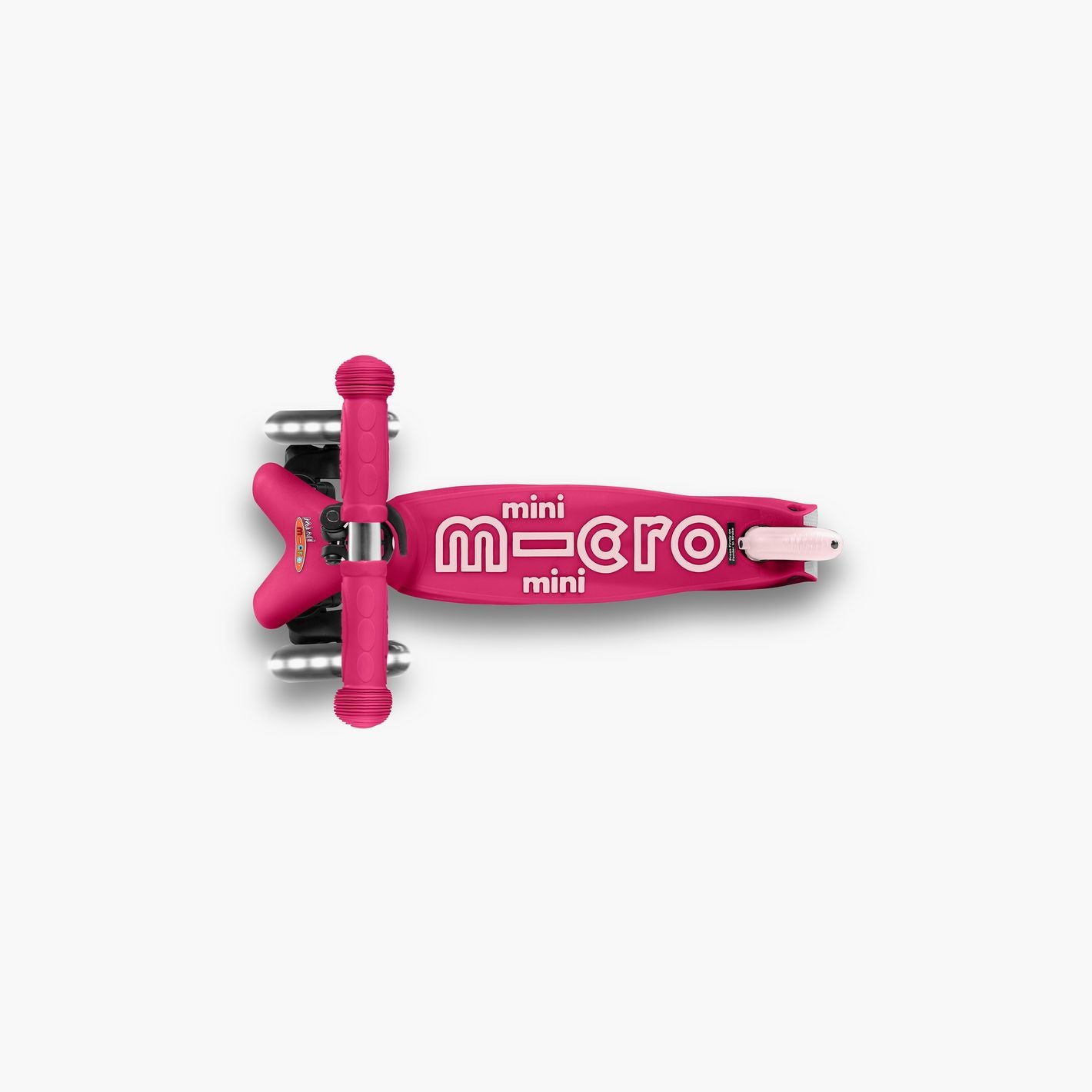 Micro Mini 3-in-1 Deluxe Plus Scooter with LED Wheels - Pink - Laadlee