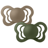 BIBS Couture 2 Pack Latex S2 - Dark Oak / Hunter Green - Laadlee