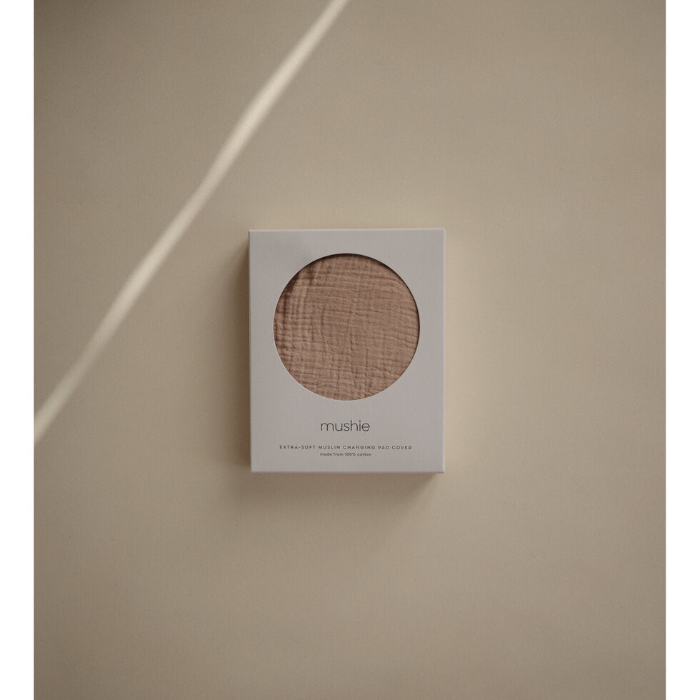 Mushie Changing Pad Cover Blush - Laadlee