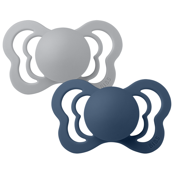 BIBS Couture 2 Pack Latex S2 - Cloud / Steel Blue - Laadlee