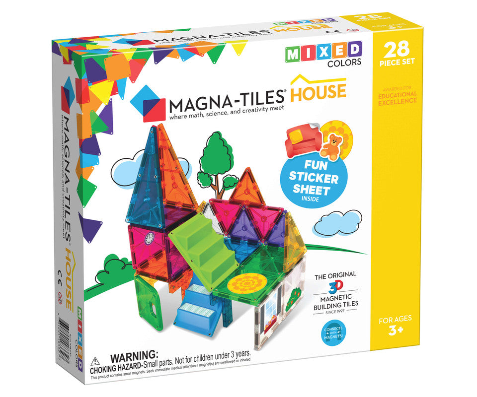 Magna-Tiles House 28 Pcs. - Laadlee