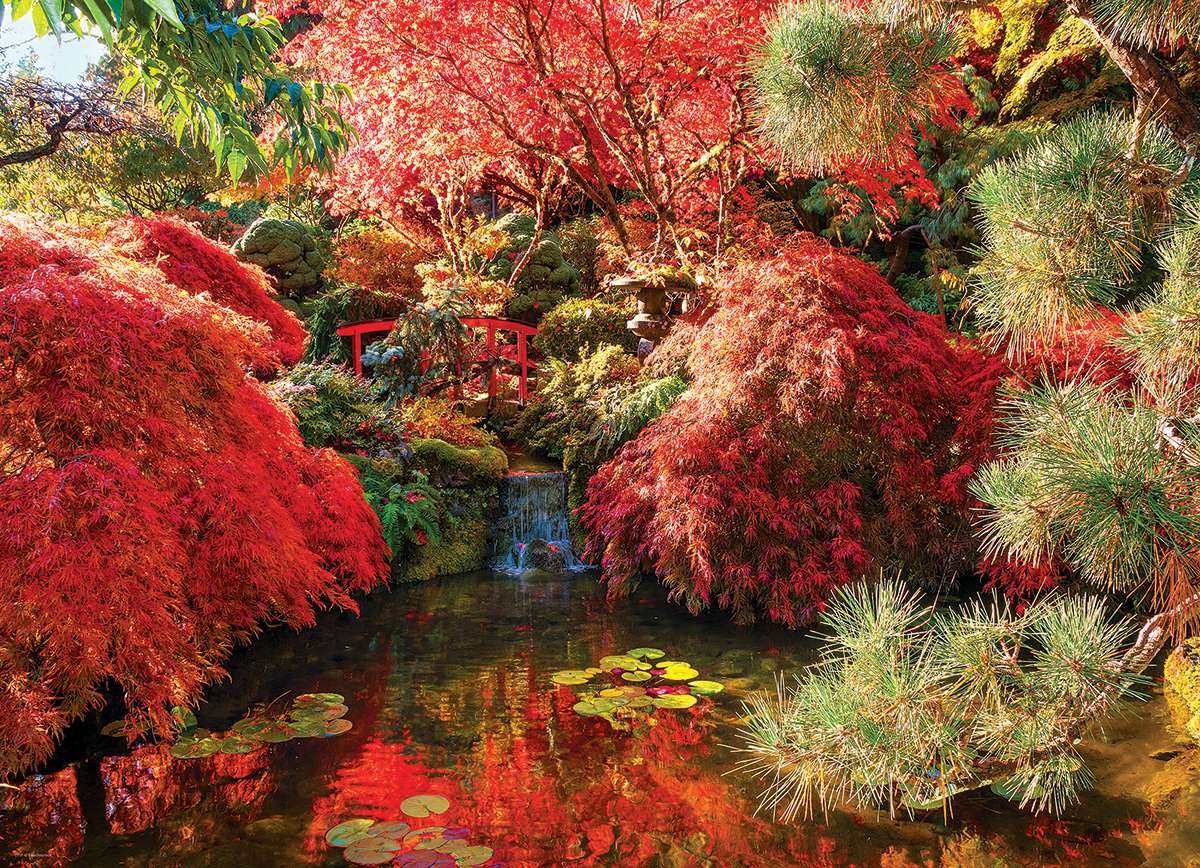 EuroGraphics The Butchart Gardens Japanese Garden 1000 Pieces Puzzle - Laadlee