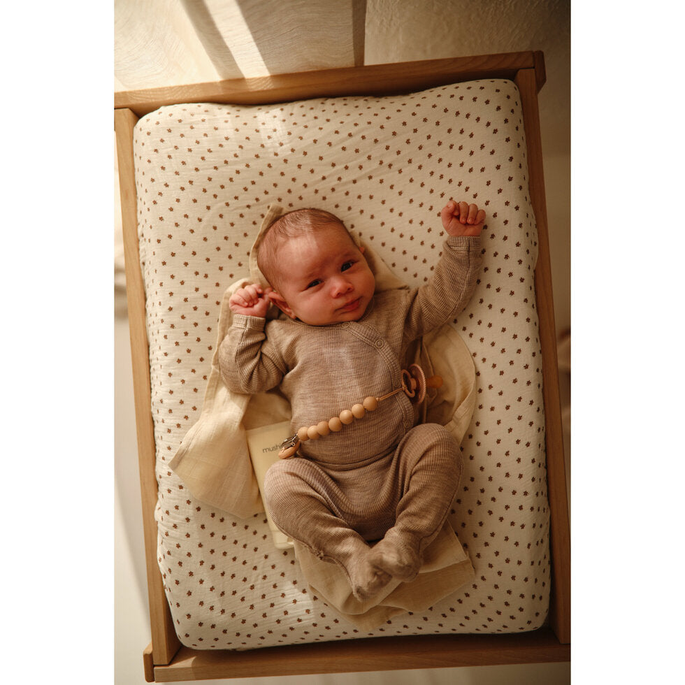 Mushie Changing Pad Cover Bloom - Laadlee