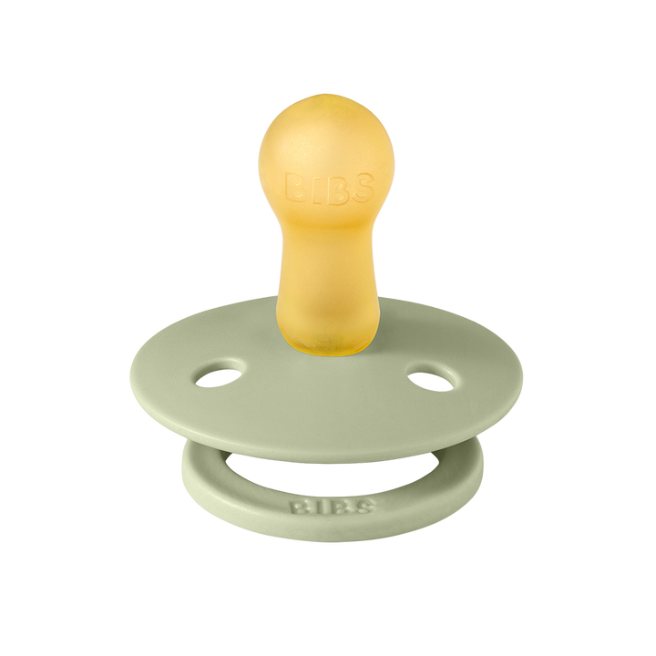 BIBS Colour 2 Pack Latex S2 - Ivory / Sage - Laadlee