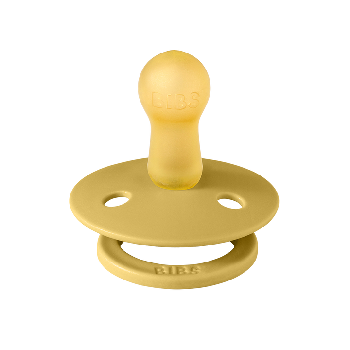 BIBS Colour 2 Pack Latex S2 - Vanilla / Mustard - Laadlee