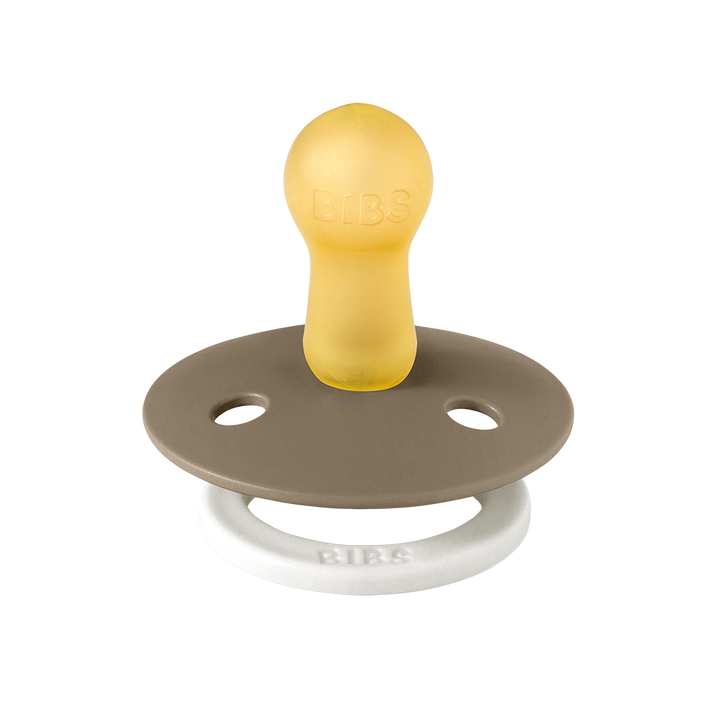 BIBS Colour 2 Pack Latex S1 - Vanilla Glow / Dark Oak Glow - Laadlee